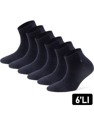 Just Inner Erkek 6’lı Bambu Çorap Yazlık Patik Esnek ve Konforlu (11200)