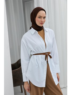 Silk Home Jazz Eşarp Kahverengi Düz Renk Tok Duruşlu 100X100