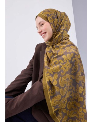 Silk Home  Urban Hours Harmony Koyu Gri Mayda Şal 190X70