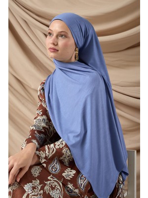 Silk Home Premium Penye Şal 65002-42 Kot Mavi