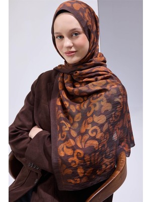 Silk Home  Urban Hours Harmony Turuncu Mayda Şal 190X70