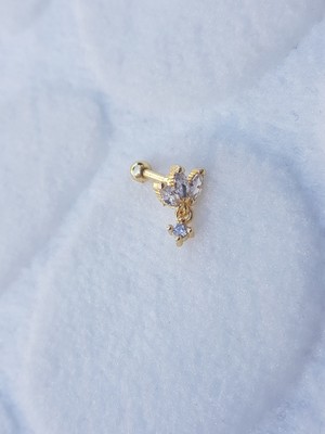 Canka Tragus Küpe Piercing Çelik