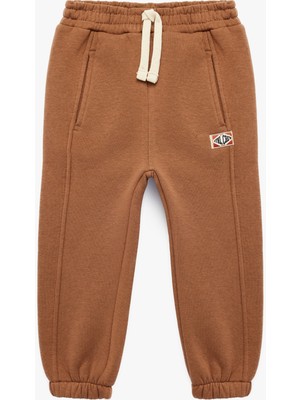 Koton Beli Bağcıklı Cep Detaylı Pamuklu Jogger Eşofman Altı