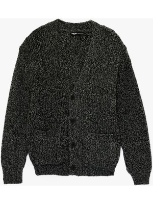 Koton V Yaka Uzun Kollu Triko Hırka