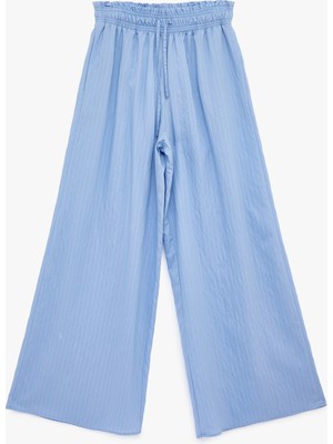 Koton Modal Karışımlı Beli Lastikli Geniş Paça Pantolon