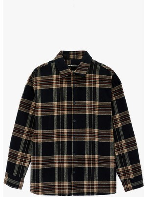 Koton Regular Fit Uzun Kollu Klasik Yaka Oduncu Gömleği