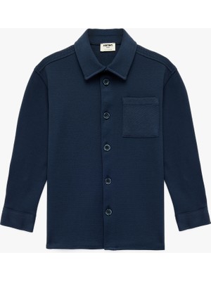 Koton Uzun Kolludüğmeli Tek Cepli Gömlek Ceket