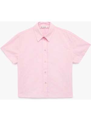 Koton Regular Fit Klasik Yaka Düğmeli Pamuklu Kısa Kollu Gömlek