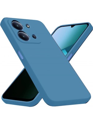 Rdbydn Newface Xiaomi Redmi 15C 4g Nano Içi Kadife Silikon - Mavi