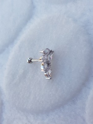 Canka Tragus Küpe Piercing Çelik