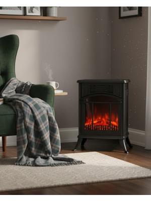 Reyo Stove Asur 1900W Ayaklı Elektrikli Şömine