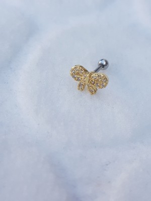 Canka Tragus Küpe Piercing Çelik