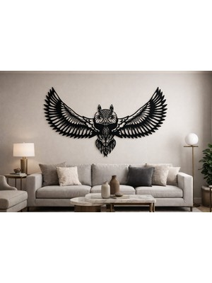 Metall Bilge Kanatlar - Lazer Kesim Metal Duvar Tablo