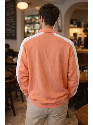 Pi Fashion Erkek Oversize Çıtçıtlı Gömlek Yaka Ceket