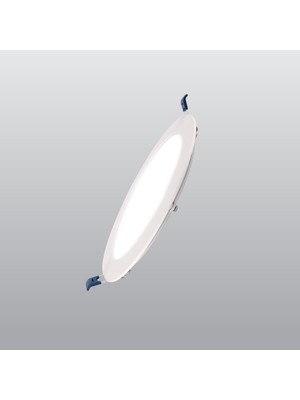 Ack Sıva Altı 9W 6500K Beyaz Kasa Yuvarlak LED Spot Panel Beyaz Işık