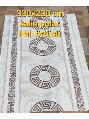 Halı Örtüsü Kalın Polar 230X330 cm Lastiksiz