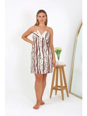 Moda Kadın Büyük Beden Ip Askılı Gecelik Beruflic