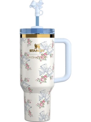 Stanley  Loveshackfancy 40OZ Ribbon Rosa