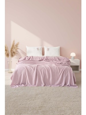 Missera Rose Nakışlı Çift Kişilik Pike Seti - 4 Parça Çeyiz Seti