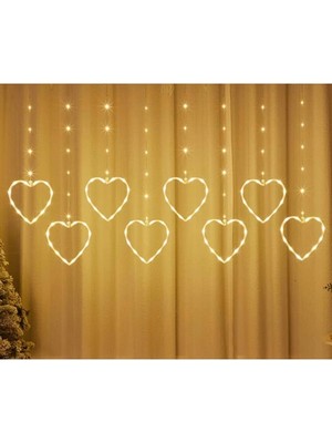 Woximax Kalpli Perde LED Işıklar, Sevgililer Günü Romantik LED Aydınlatma WOXİMAX-9963