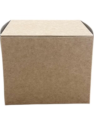 Gizpak Kraft Tekli Pasta Kutusu 12X12X10CM 100ADET