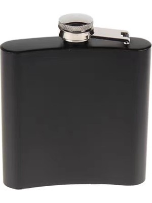 Tiklad Siyah 6 Oz Çelik Cep Içki Kanyak Matarası TİKLAD-6487I