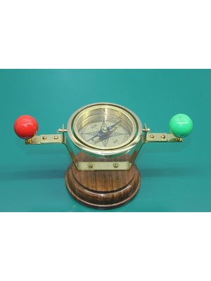 Fixup Masa Üstü Pirinç Filika Pusulası