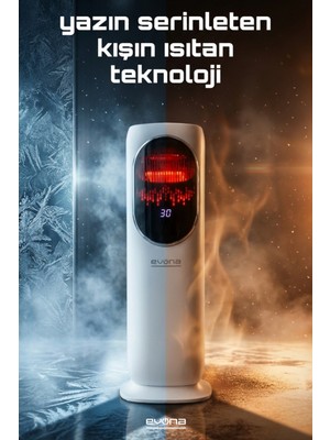 Evona Dört Mevsim Isıtıcı & Soğutucu – Fanlı Kule Tipi Klima  | Elektirikli Isıtıcılar ve Elektrikli Soba