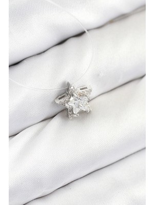 Shopwave Misineli Yıldız Model Gümüş Renk Hayalet Kolye - TJ-BKO10504