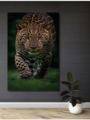 Aslan Pençesi Yağlı Boya Görünümlü Ahşap Dekoratif Ev,antre,salon,ofis,mutfak,yatak Odası Tablo