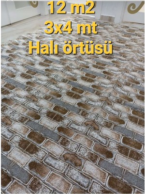 12 M2 Halı Örtüsü Çift Taraflı 300*400 cm Savan