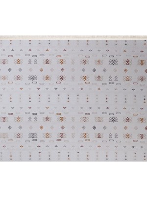 Nexus Halı Egzotik 4855A Gri Serisi Triko Akrilik Salon Oturma Yatak Odası Halısı