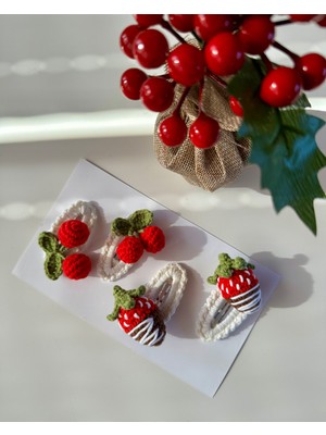 Livadesign7 Toka Hediye Paketi Handmade 4'lü Çıt Çıt Toka Seti