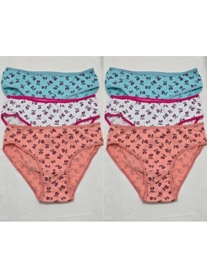 Macal Pink White Underwear Kadın Külot 6'lı Set 2604