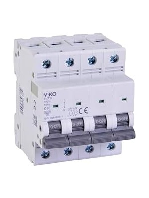 Suha Store 6VTB-4C80 Otomatik Sigorta 6ka C Tipi 4 Kutup 80A
