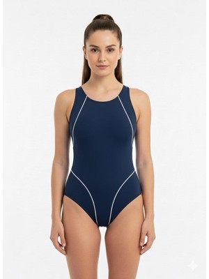 Karacan Modelli Kadın Yüzücü Mayo L