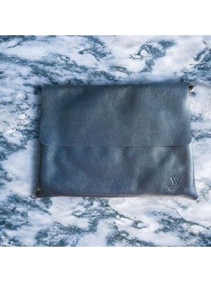 Valentina Victoria Hakiki Deri Papka A4 Sıgan Bayan Çanta