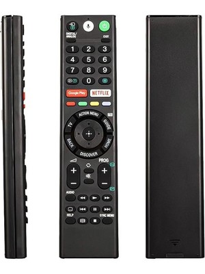 Zibox Sony RMF-TX200P KD-43XF8096 KD-49XE8004 Netflix-Google Play Tuşlu Ses Komutsuz Lcd Led Tv Kumandası