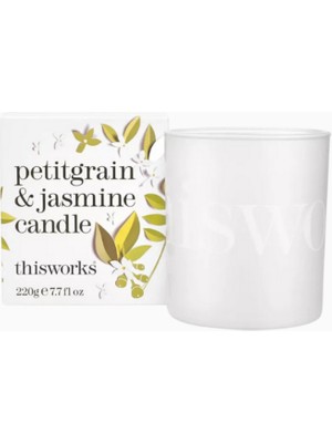 This Works Petitgrain-Jasmine Mum 220G, El Yapımı Lüks Mum