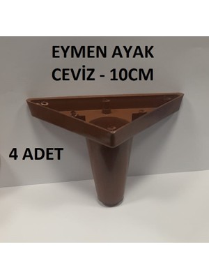 Yılmaz Sünger Mobilya Koltuk Kanepe Tv Ünitesi Dolap Ayak Takımı Ceviz  ( 4 Adet )