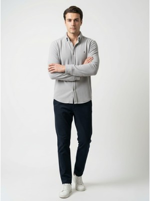 Love Giyim Petekli Keten Pantolon