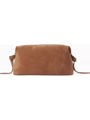 Yuzefi Brioche Duffle Çanta, Çakıllı Deri, Günlük & Seyahat
