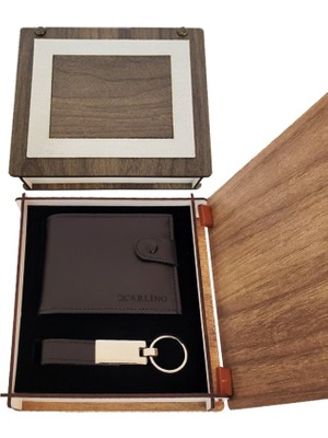 Ayder Timya Ahşap Kutulu Anahtarlık ve Cüzdan Set TG/Tmya1395 207222