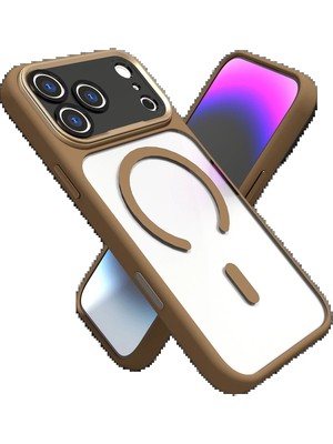 Apple iPhone 17 Pro Hazar Magsafe Kapak - Gold STEPLYA-48387
