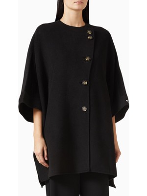 Marella Cantore Yün Pelerin, Zarif, Yapılandırılmış ve Zamansız Dış Giyim