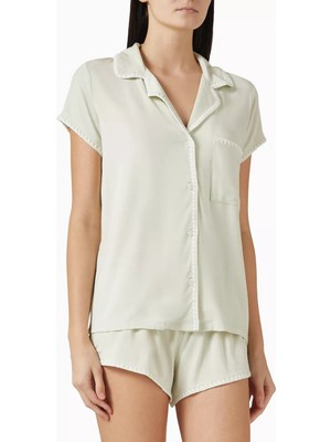 Eberjey Frida Kısa Kollu Tenceı Modal Pijama Takımı