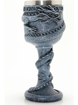 Ejderha Tasarımlı Paslanmaz Çelik Kadeh Bardak Model 1 LAVEEN-7889