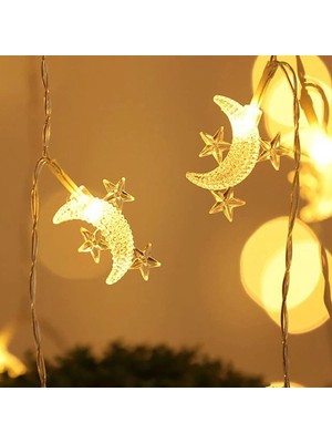 Ttt Nevamel Ay Yıldız Tasarımlı 20 LED USB Aydınlatma