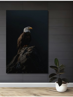 Kartalın Zirvesi Yağlı Boya Görünümlü Ahşap Dekoratif Ev,antre,salon,ofis,mutfak,yatak Odası Tablo
