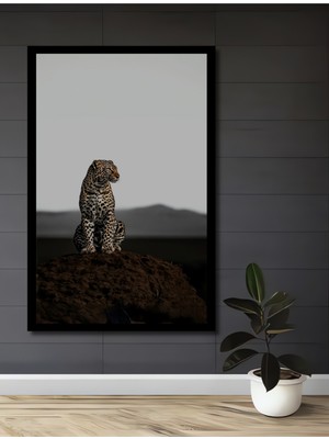 Aslan Desenli Ahşap Dekoratif Ev,antre,salon,ofis,mutfak,yatak Odası Tablo Çerçeve Görünümlü